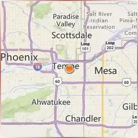 Arizona State University Tempe Location Map Arizona State University Tempe Location Map