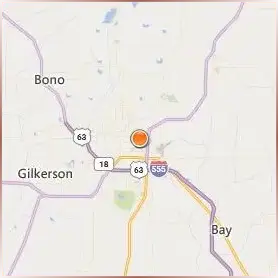 Arkansas State University Location Map Arkansas State University Location Map