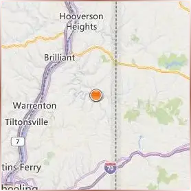 Bethany College Location Map