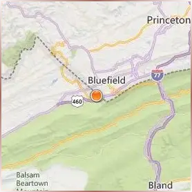 Bluefield University Location Map