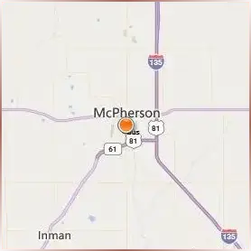 Central Christian College of Kansas Location Map Central Christian College of Kansas Location Map