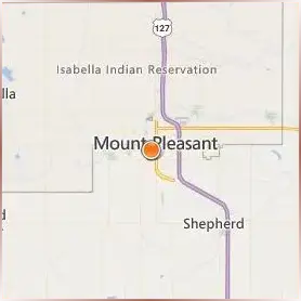 Central Michigan University Location Map Central Michigan University Location Map