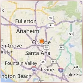 Chapman University Location Map Chapman University Location Map