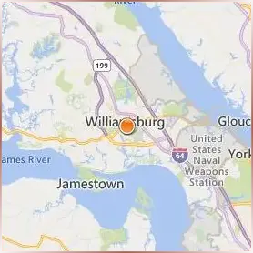 College of William and Mary Location Map College of William and Mary Location Map