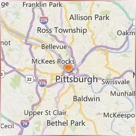 Community College of Allegheny County Location Map Community College of Allegheny County Location Map