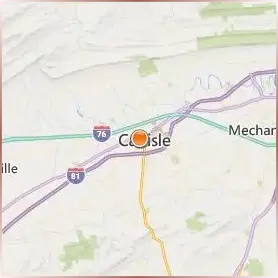Dickinson College Location Map Dickinson College Location Map