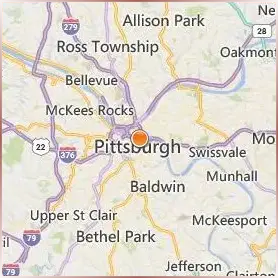 Duquesne University Location Map Duquesne University Location Map
