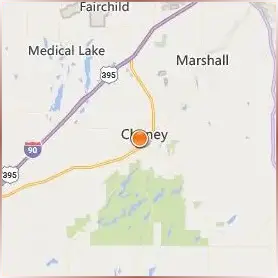 Eastern Washington University Location Map Eastern Washington University Location Map