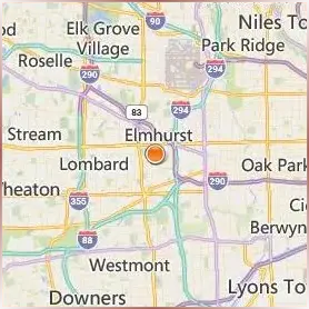 Elmhurst College Location Map Elmhurst College Location Map