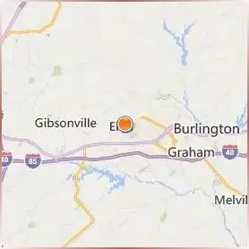 Elon University Location Map Elon University Location Map