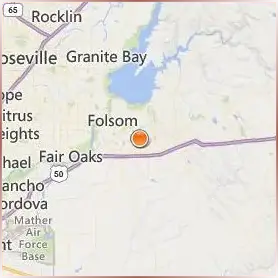Folsom Lake College Location Map