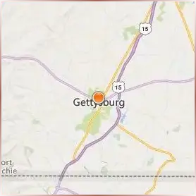 Gettysburg College Location Map Gettysburg College Location Map