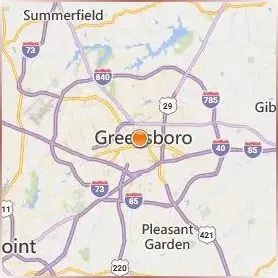 Greensboro College Location Map Greensboro College Location Map