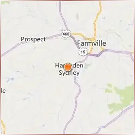 Hampden Sydney College Location Map Hampden Sydney College Location Map