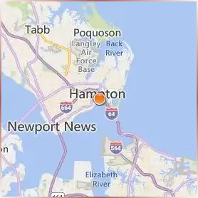 Hampton University Location Map Hampton University Location Map
