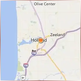 Hope College Location Map Hope College Location Map