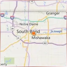 Indiana University South Bend Location Map Indiana University South Bend Location Map