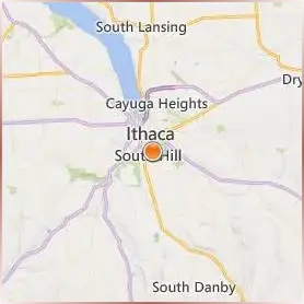 Ithaca College Location Map Ithaca College Location Map