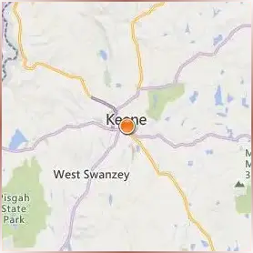 Keene State College Location Map Keene State College Location Map