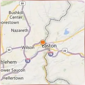 Lafayette College Location Map Lafayette College Location Map