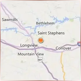 Lenoir Rhyne University Location Map Lenoir Rhyne University Location Map