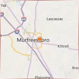 Middle Tennessee State University Location Map Middle Tennessee State University Location Map