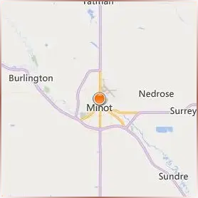 Minot State University Location Map Minot State University Location Map