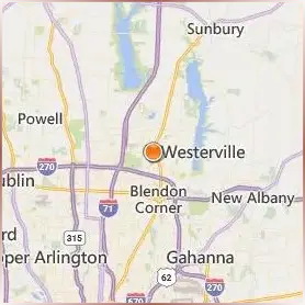 Otterbein University Location Map Otterbein University Location Map