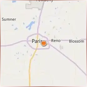 Paris Junior College Location Map Paris Junior College Location Map