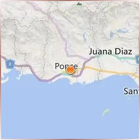 Pontifical Catholic University of Puerto Rico Ponce Location Map