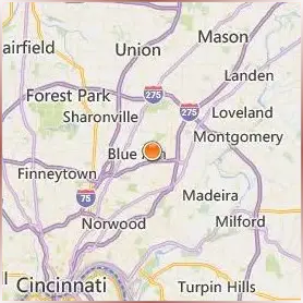 University of Cincinnati Blue Ash College Location Map University of Cincinnati Blue Ash College Location Map
