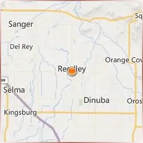 Reedley College Location Map Reedley College Location Map