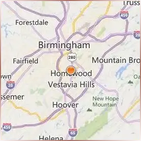 Samford University Location Map Samford University Location Map
