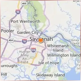 Savannah College of Art and Design Location Map Savannah College of Art and Design Location Map