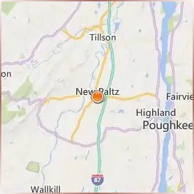 State University of New York at New Paltz Location Map State University of New York at New Paltz Location Map