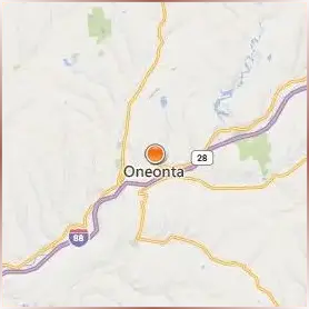 SUNY Oneonta Location Map SUNY Oneonta Location Map