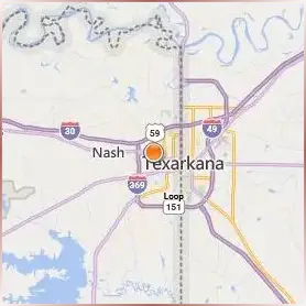 Texarkana College Location Map Texarkana College Location Map