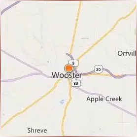 The College of Wooster Location Map The College of Wooster Location Map