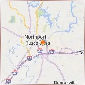 The University of Alabama Location Map The University of Alabama Location Map