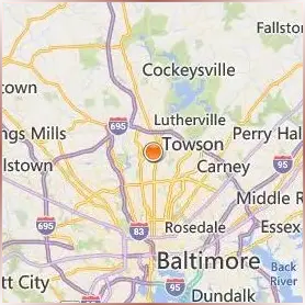 Towson University Location Map Towson University Location Map