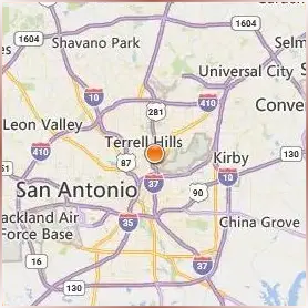 Trinity University Location Map Trinity University Location Map