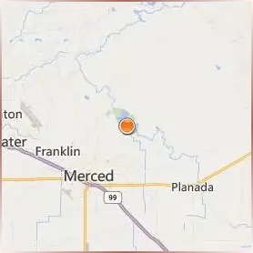 University of California Merced Location Map University of California Merced Location Map