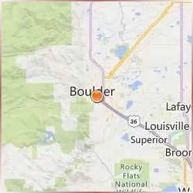 University of Colorado Boulder Location Map University of Colorado Boulder Location Map