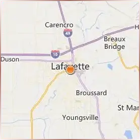 University of Louisiana at Lafayette Location Map University of Louisiana at Lafayette Location Map