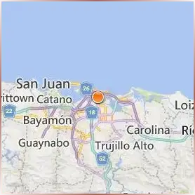 Universidad del Sagrado Corazon Location Map