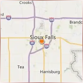 University of Sioux Falls Location Map University of Sioux Falls Location Map