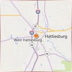 University of Southern Mississippi Location Map University of Southern Mississippi Location Map