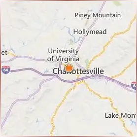 University of Virginia Location Map University of Virginia Location Map