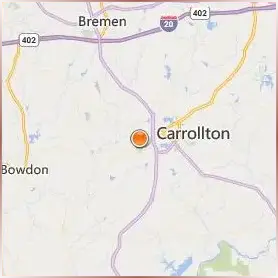 University of West Georgia Location Map University of West Georgia Location Map