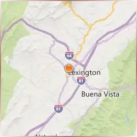 Washington and Lee University Location Map Washington and Lee University Location Map